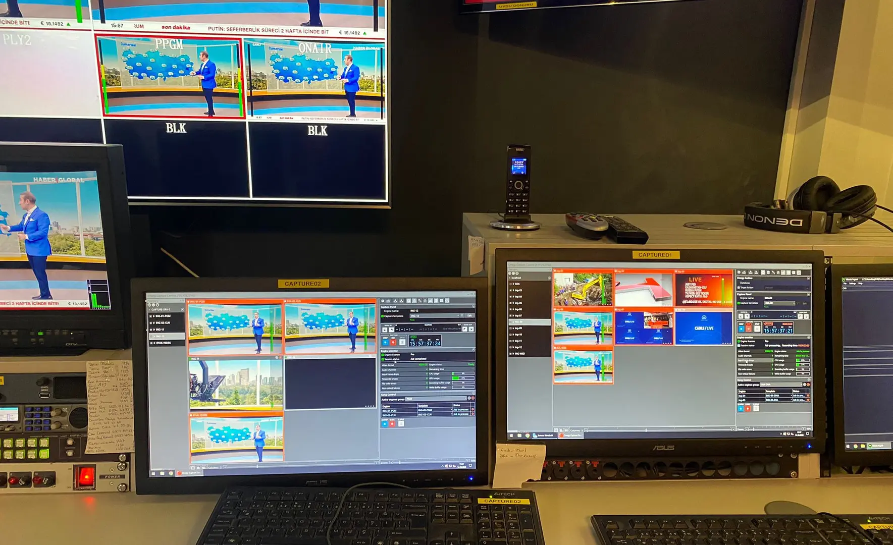 Turkey’s Haber Global invests in 24-channel Cinegy Capture PRO